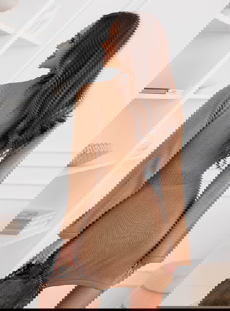 Swetrowa sukienka mini Maitildaa -...