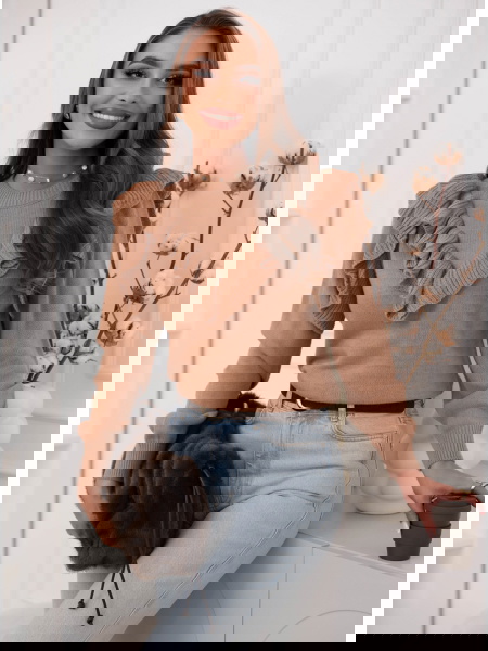 Sweter z falbankami Chalonn...