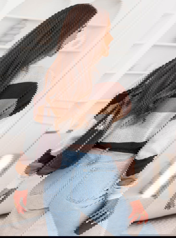 Sweter w paski Patsie - wzór 1