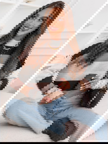 Sweter w paski Patsie - wzór 1