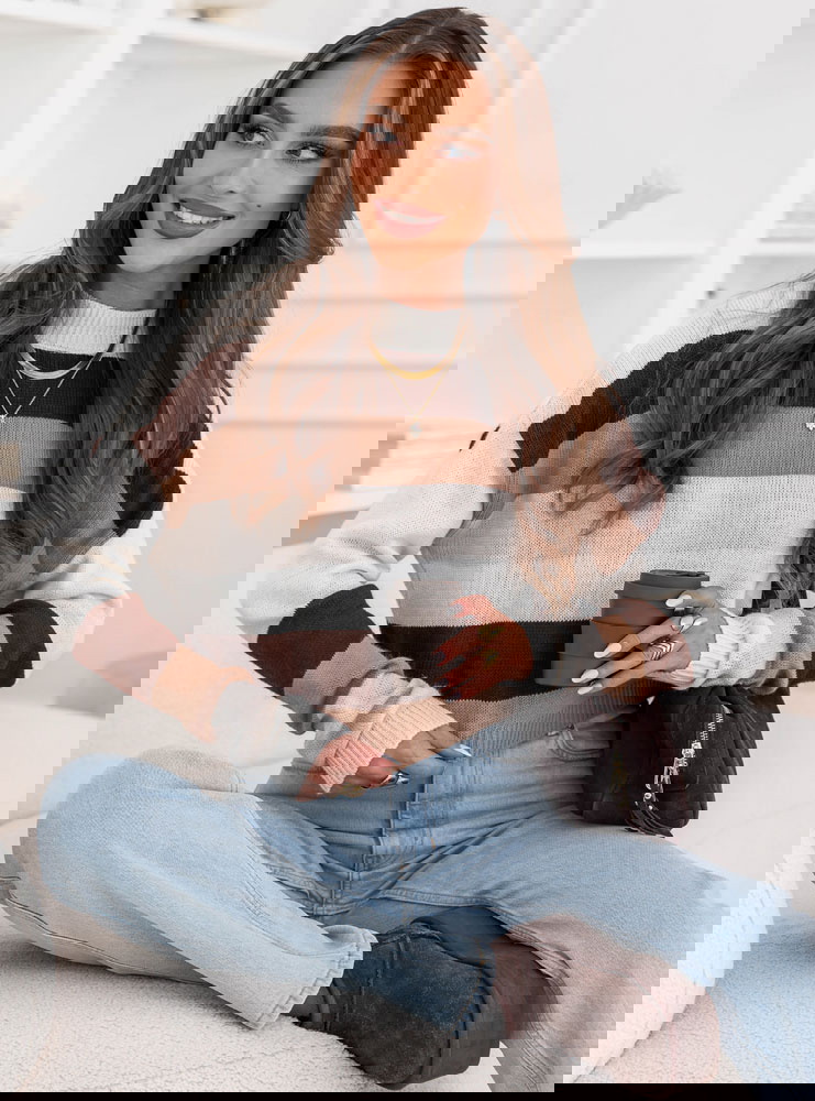 Sweter w paski Patsie - wzór 1