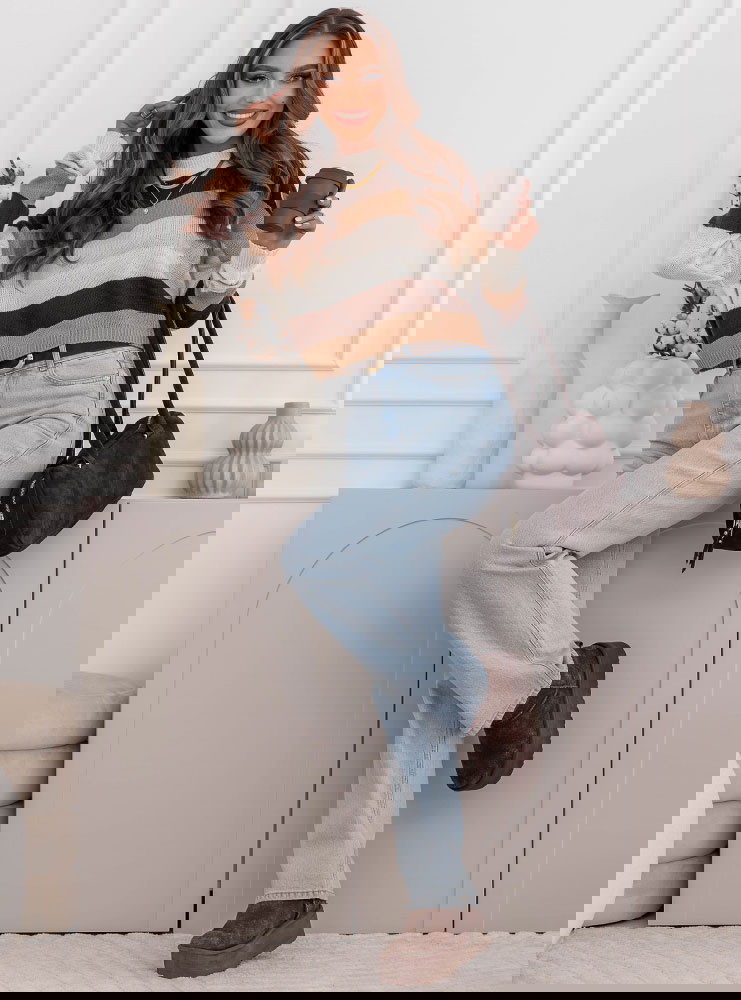 Sweter w paski Patsie - wzór 1