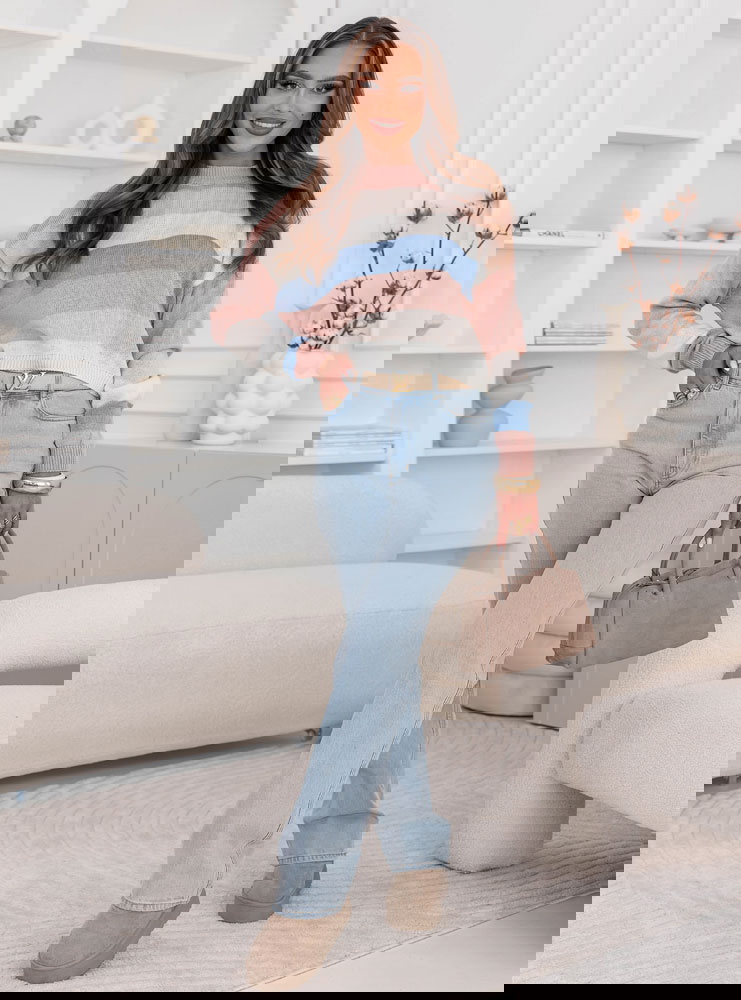 Sweter w paski Patsie - wzór 2