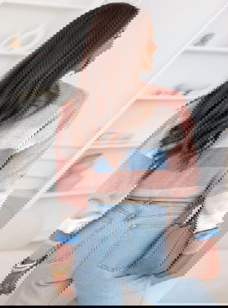 Sweter w paski Patsie - wzór 2