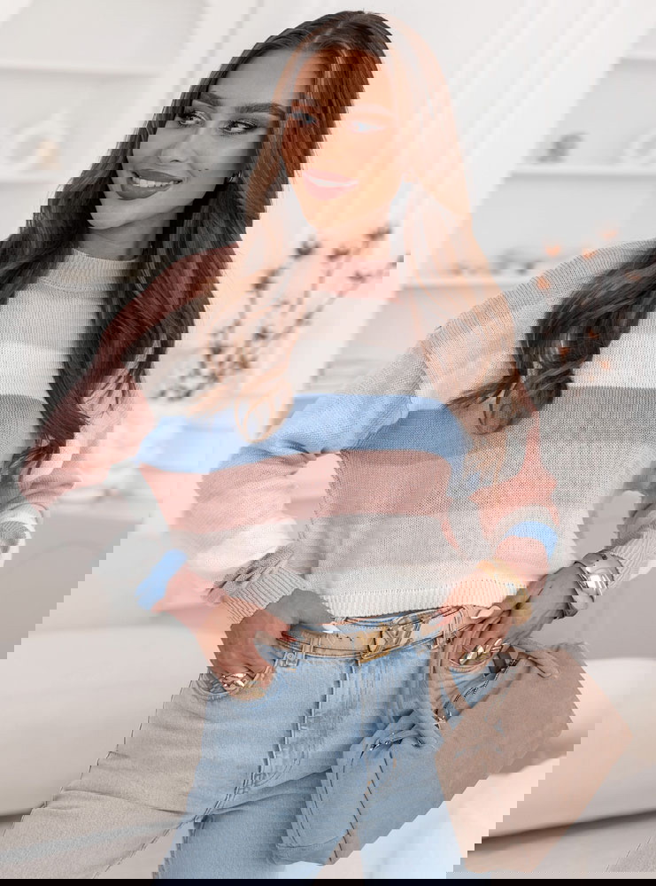 Sweter w paski Patsie - wzór 2