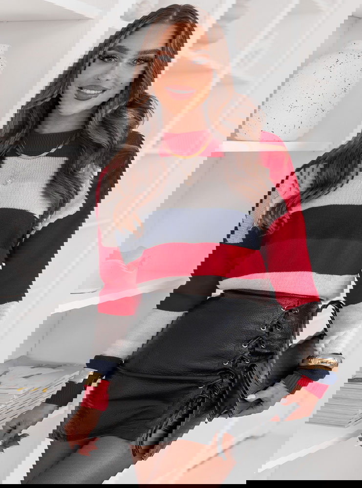 Sweter w paski Patsie - wzór 3