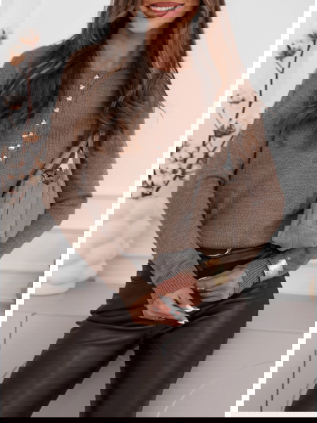 Sweter z guzikami Taurinaa... 2