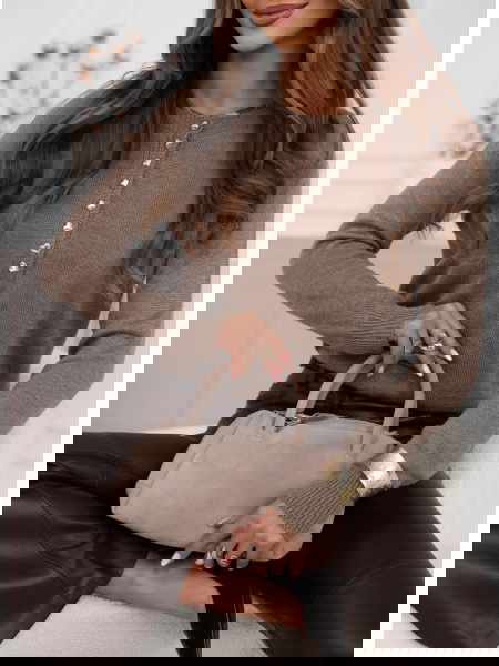 Sweter z guzikami Taurinaa...