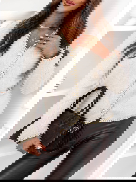 Sweter zapinany na guziki... 2