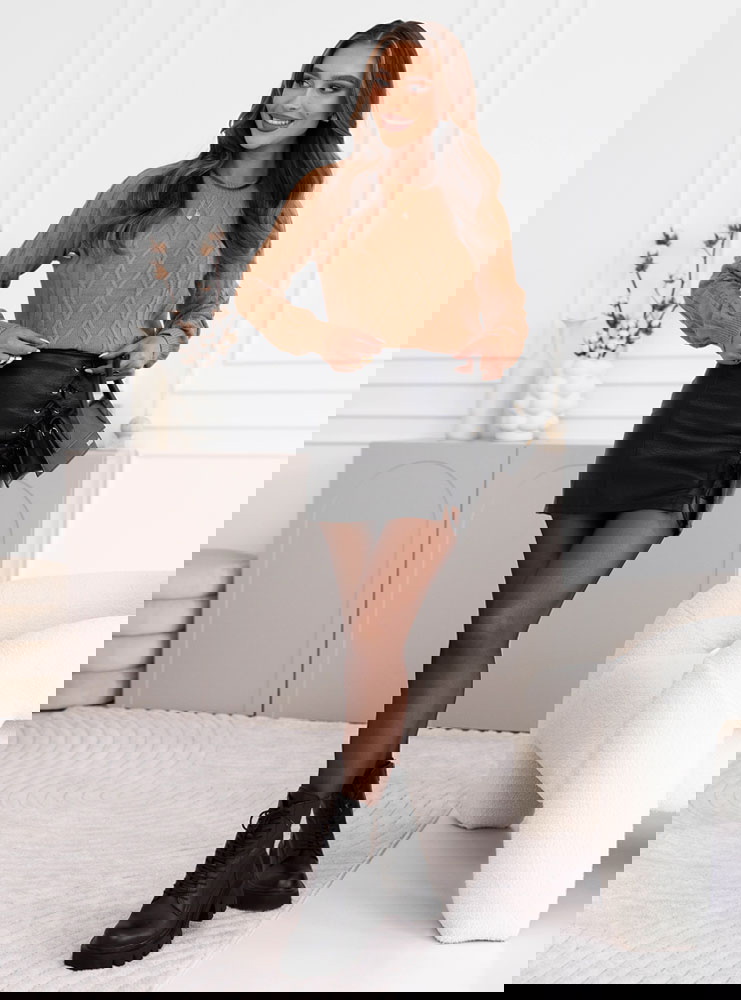 Sweter z ozdobnymi guzikami Rydia -...