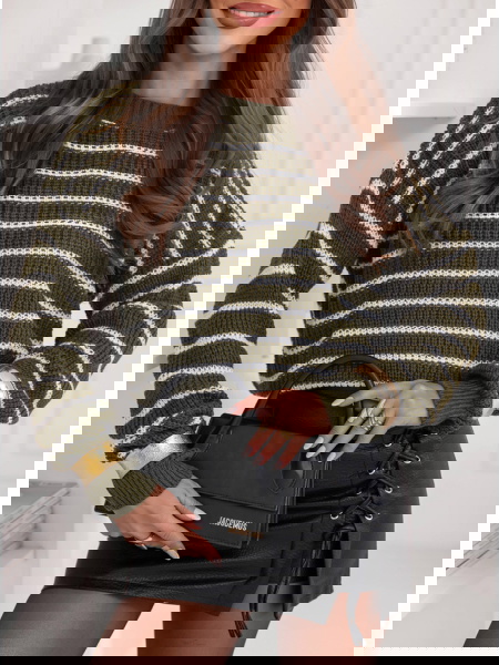 Sweter w paski Catheryn -... 2