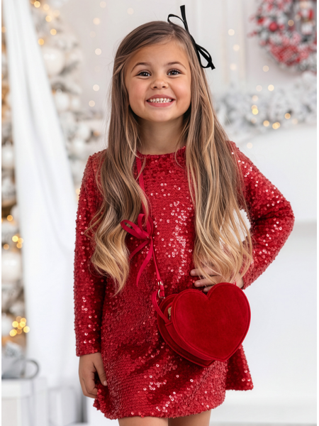 Malinowa cekinowa...