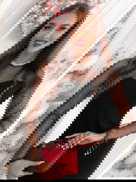 Czarna świąteczna sukienka... 2