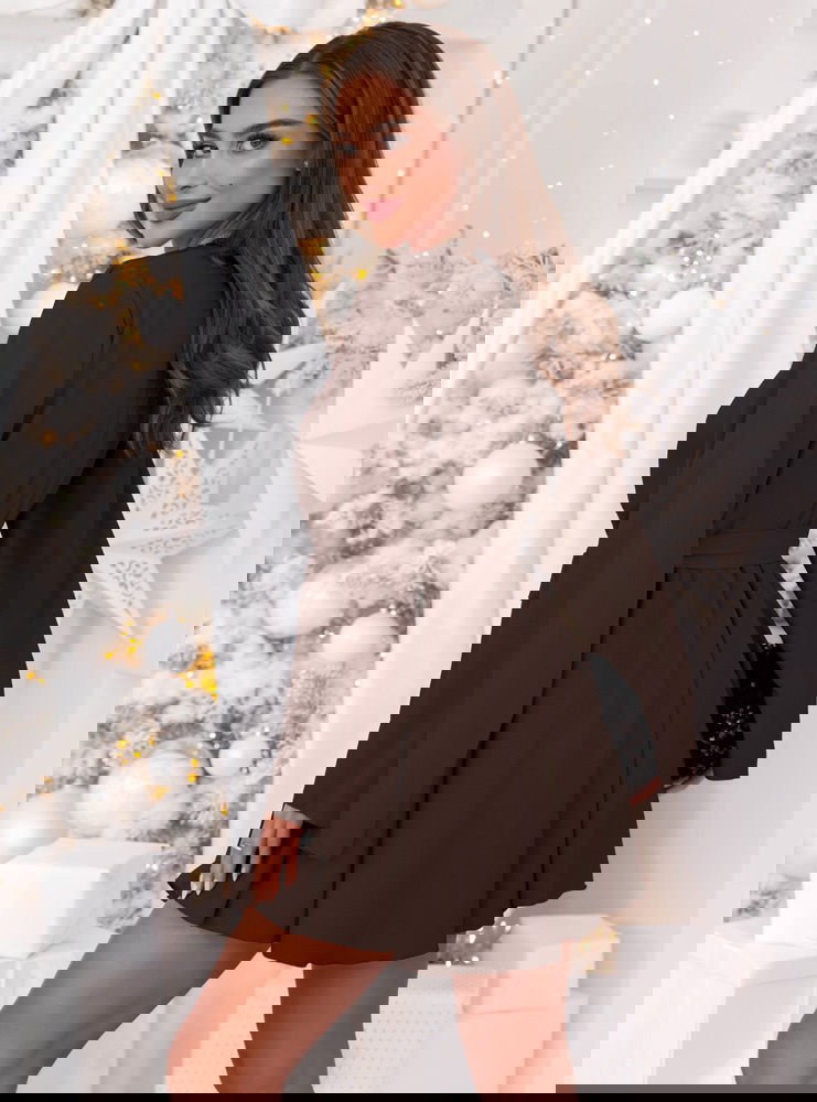 Czekoladowy świąteczny kombinezon jak...