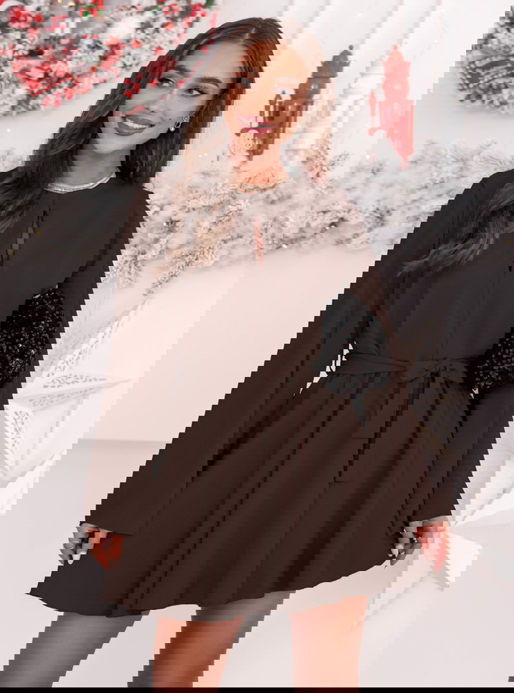 Czekoladowy świąteczny kombinezon jak...