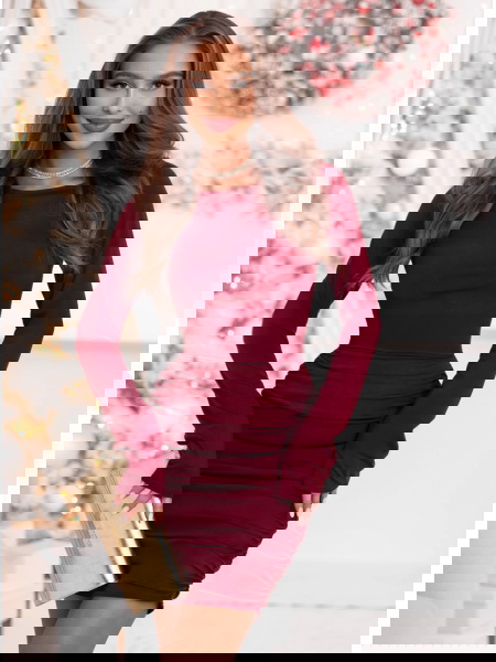 Bordowa świąteczna...