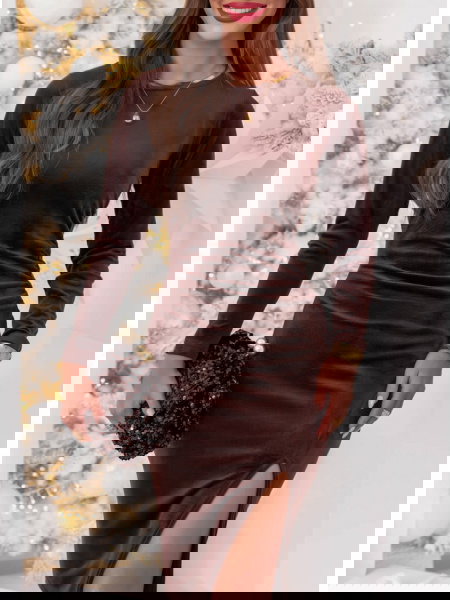 Czekoladowa welurowa... 2