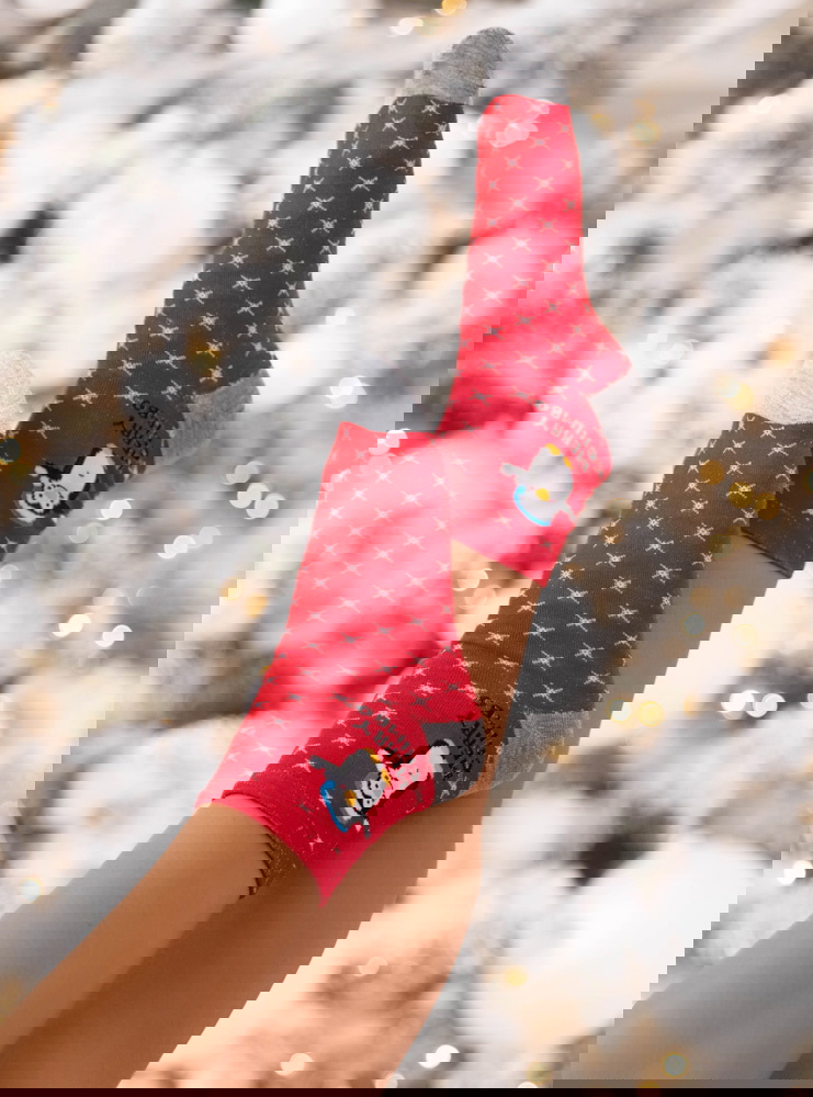 Świąteczne skarpetki damskie Jonte -...