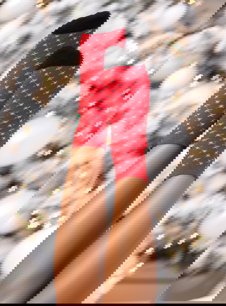 Świąteczne skarpetki damskie Jonte -...