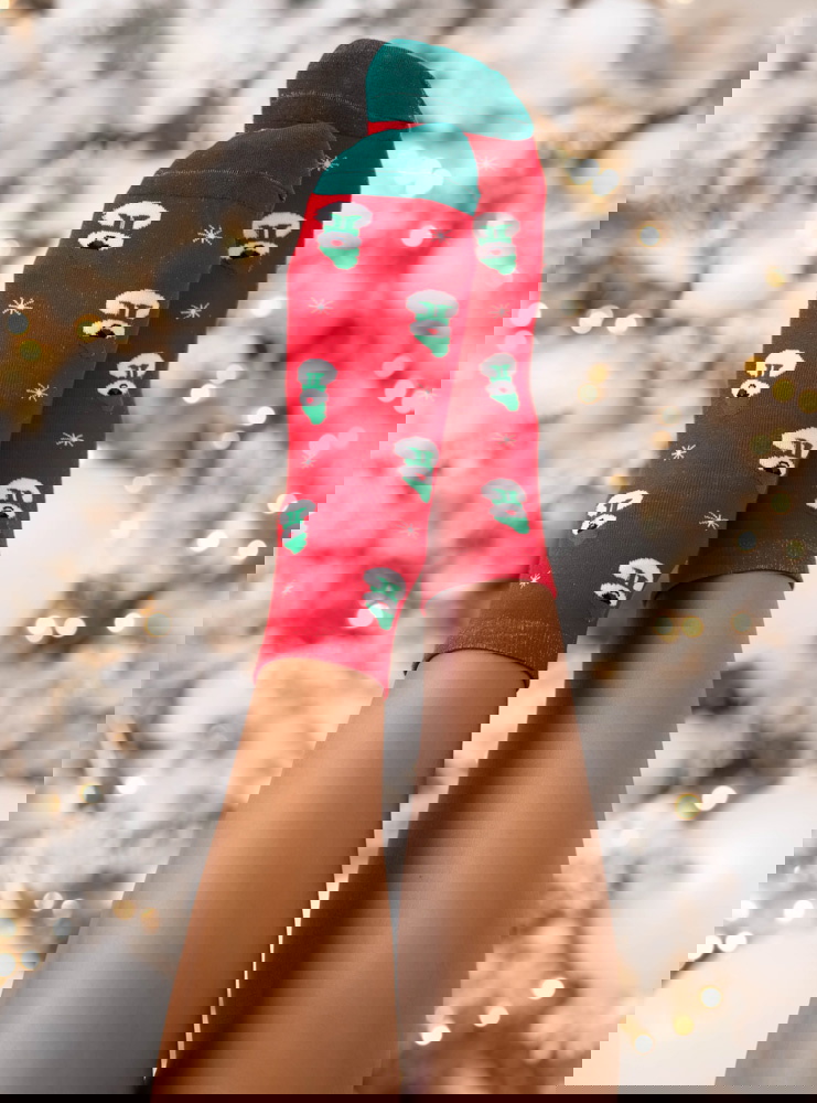 Świąteczne skarpetki damskie Jonte -...