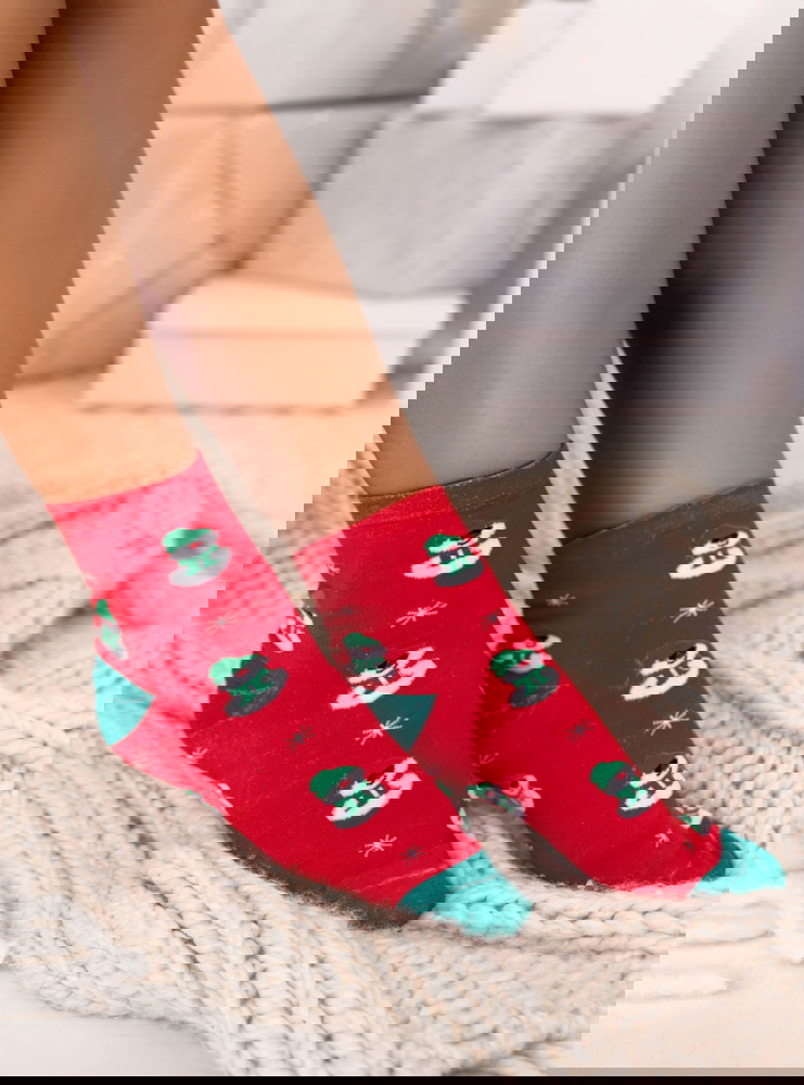 Świąteczne skarpetki damskie Jonte -...