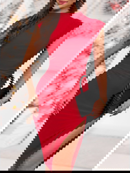 Malinowa dopasowana...