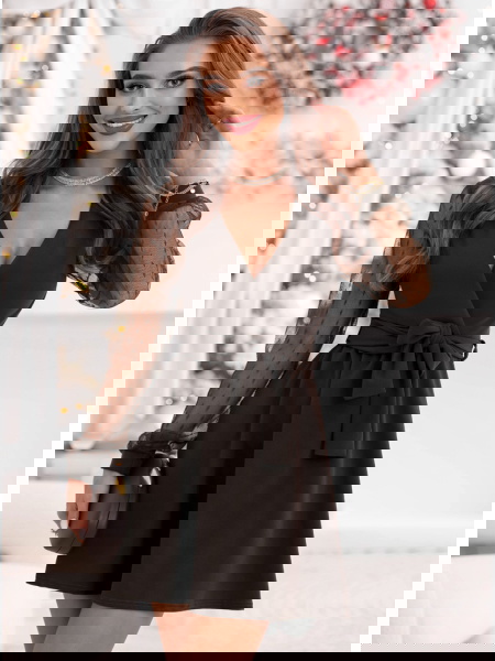 Czekoladowa sukienka na...