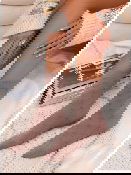 Skarpetki z ozdobnym wzorem...