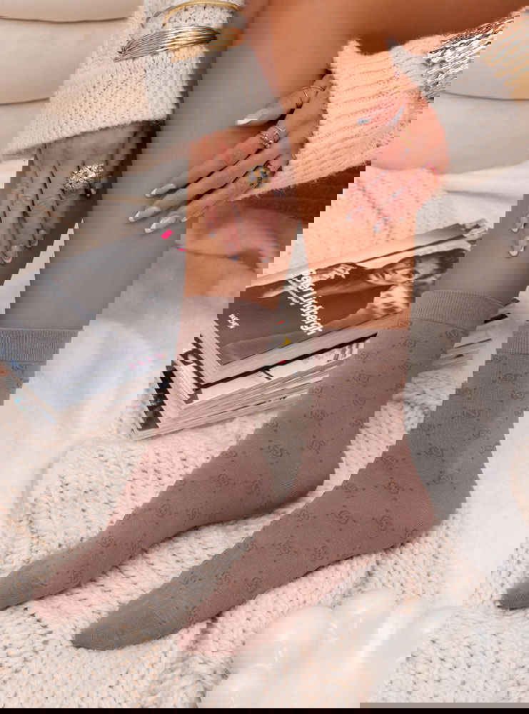 Skarpetki z ozdobnym wzorem Simoya -...