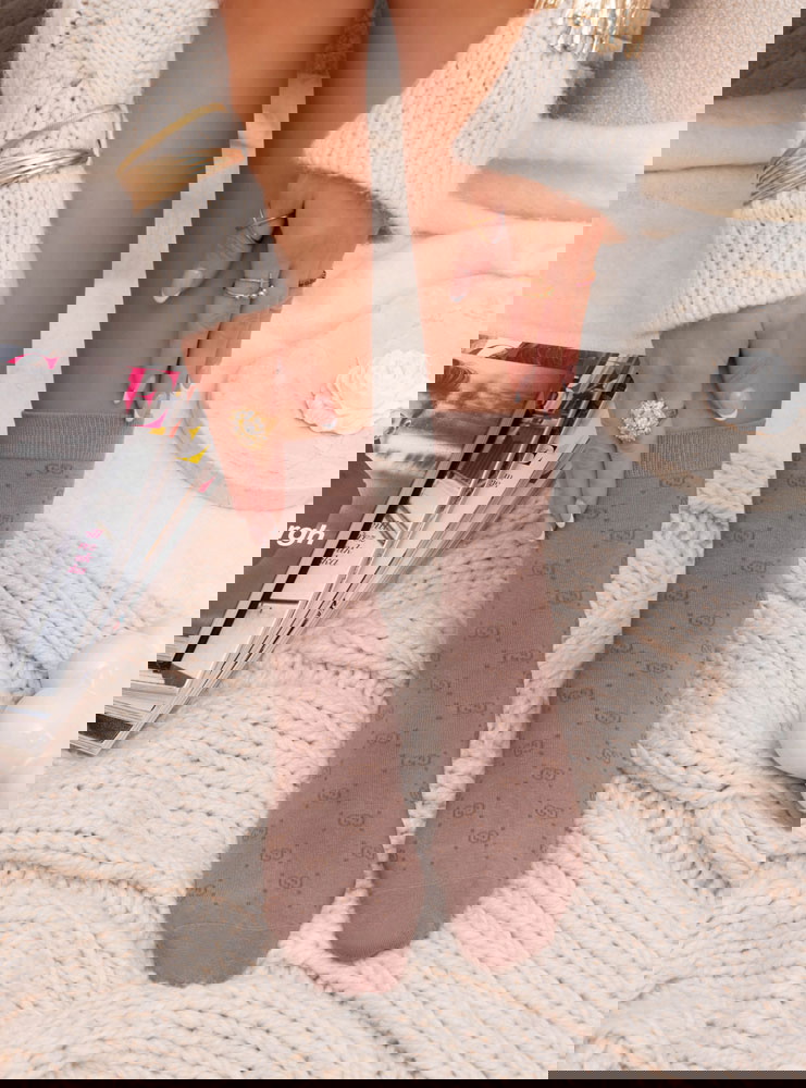 Skarpetki z ozdobnym wzorem Simoya -...