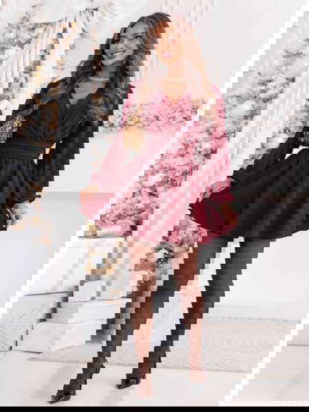 Bordowy kombinezon jak...