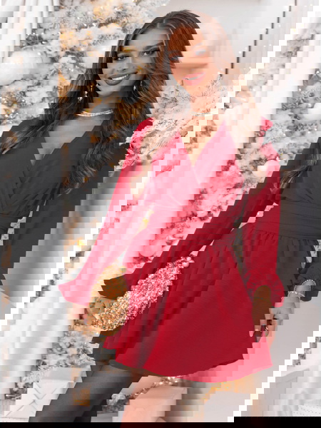 Malinowy kombinezon jak... 2