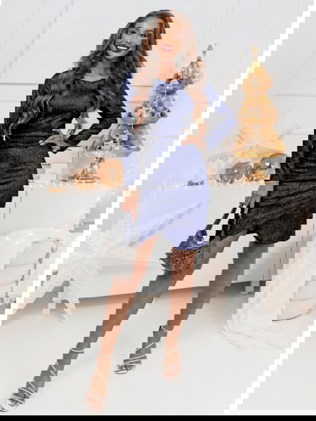 Granatowa błyszcząca... 2