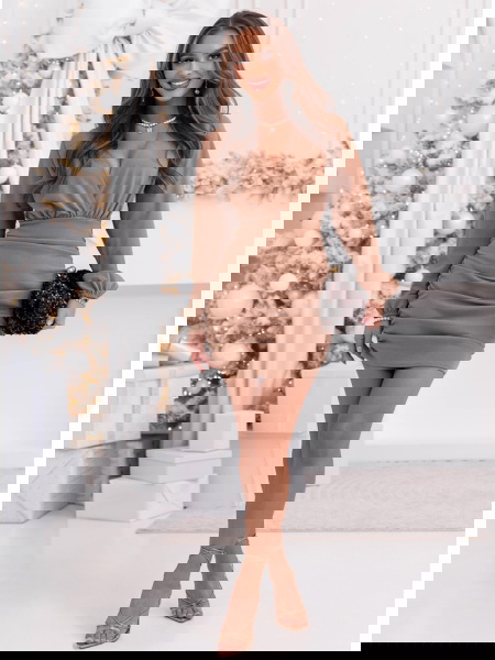 Sukienka mini na święta z...