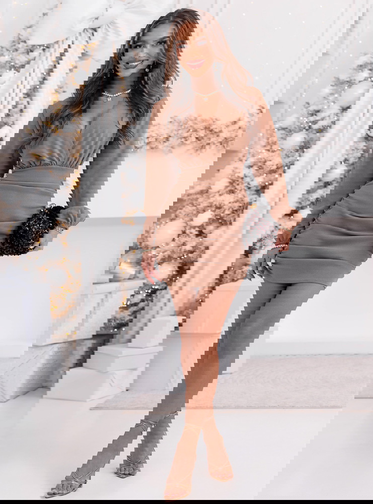 Sukienka mini na święta z...