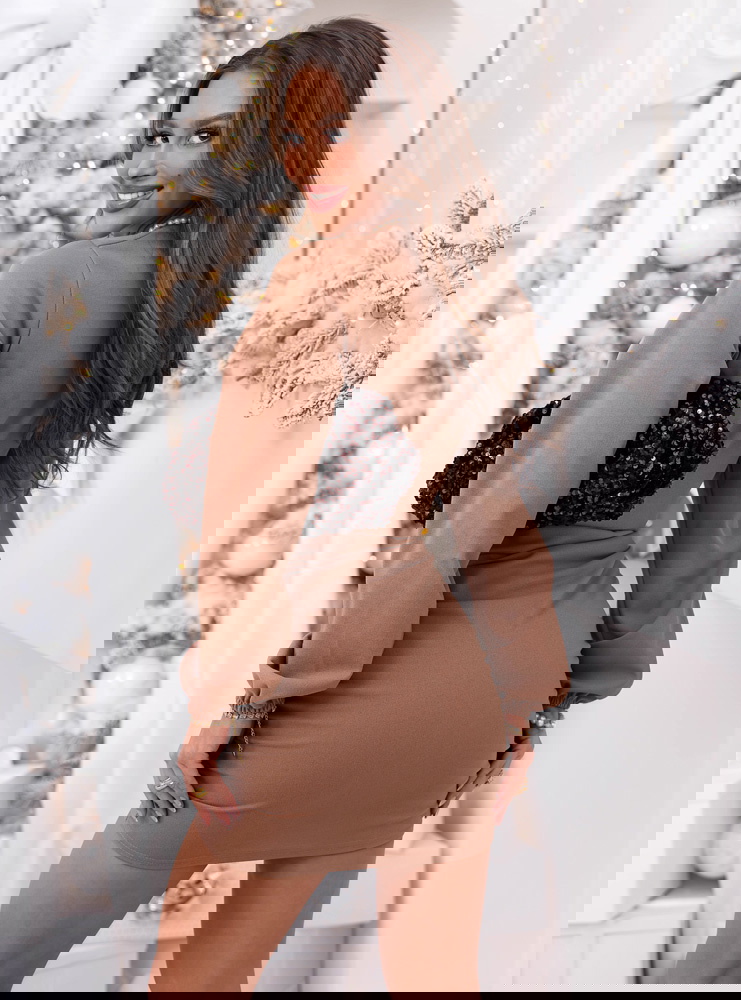 Sukienka mini na święta z...