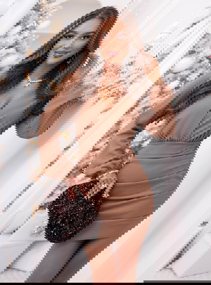 Sukienka mini na święta z...