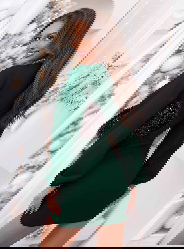 Sukienka mini na święta z...