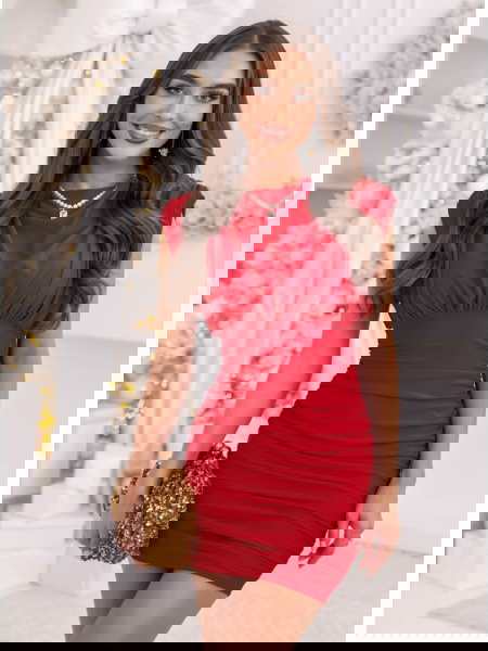 Malinowa dopasowana... 2