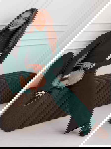 Komplet bluzka z golfem i... 2