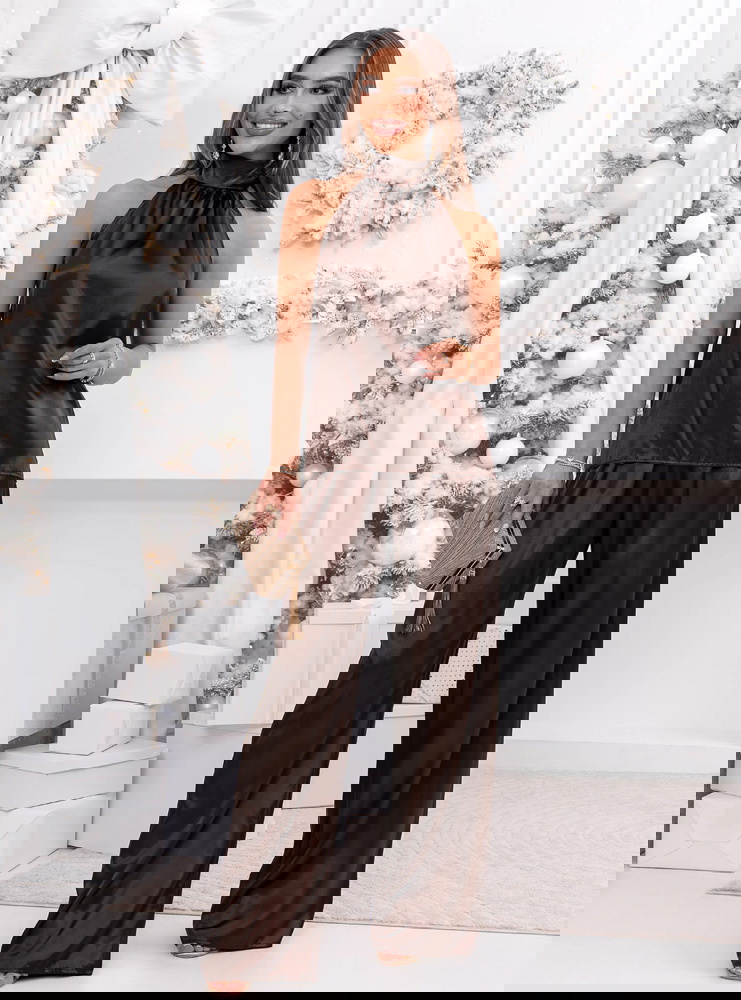 Czekoladowy satynowy świąteczny...