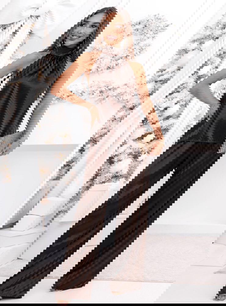 Czekoladowy satynowy świąteczny...