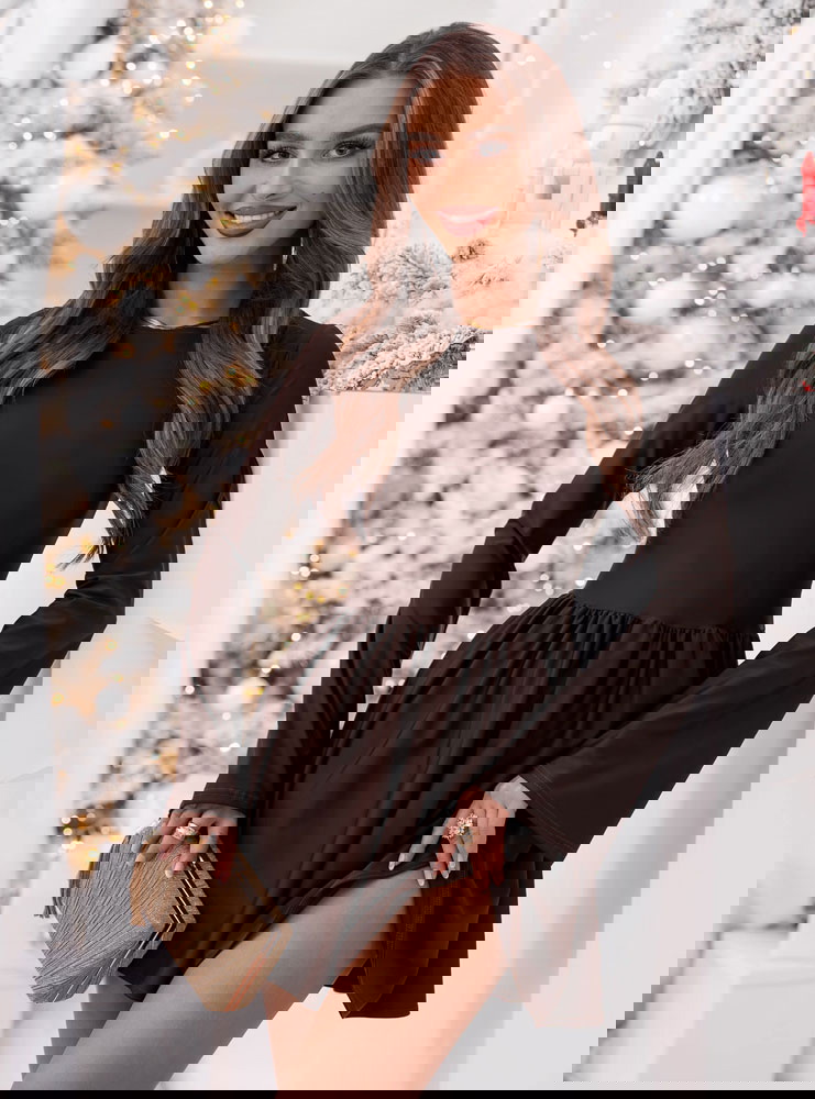 Czekoladowa rozkloszowana świąteczna...