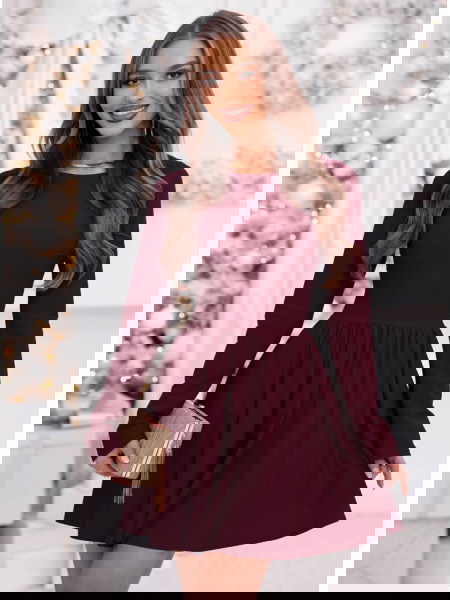 Bordowa rozkloszowana... 2