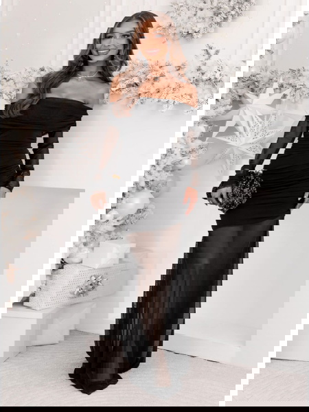 Czarna sukienka na święta... 2