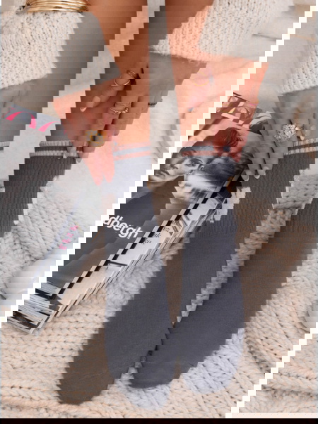 Grafitowe skarpetki z... 2