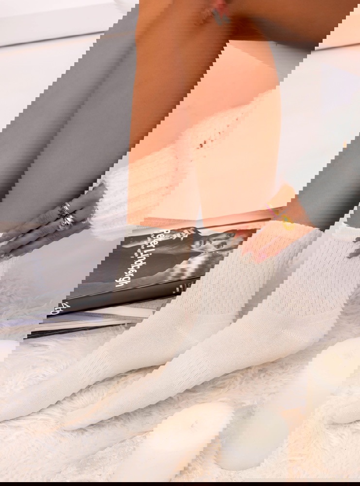 Białe damskie skarpetki Taygon