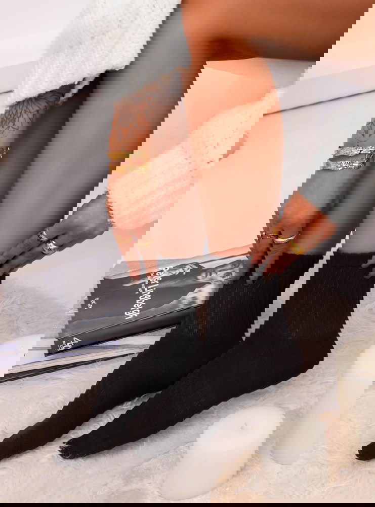 Czarne damskie skarpetki Taygon