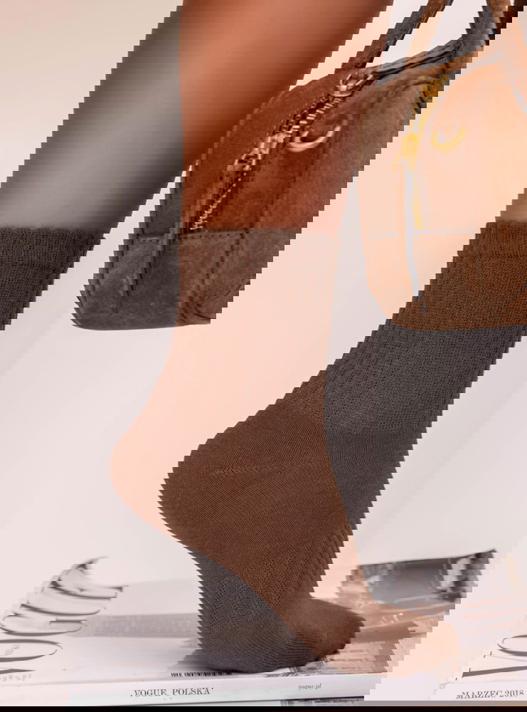 Czekoladowe damskie skarpetki Taygon