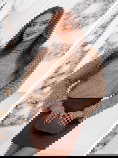 Sweter z półgolfem Ondrea -... 2